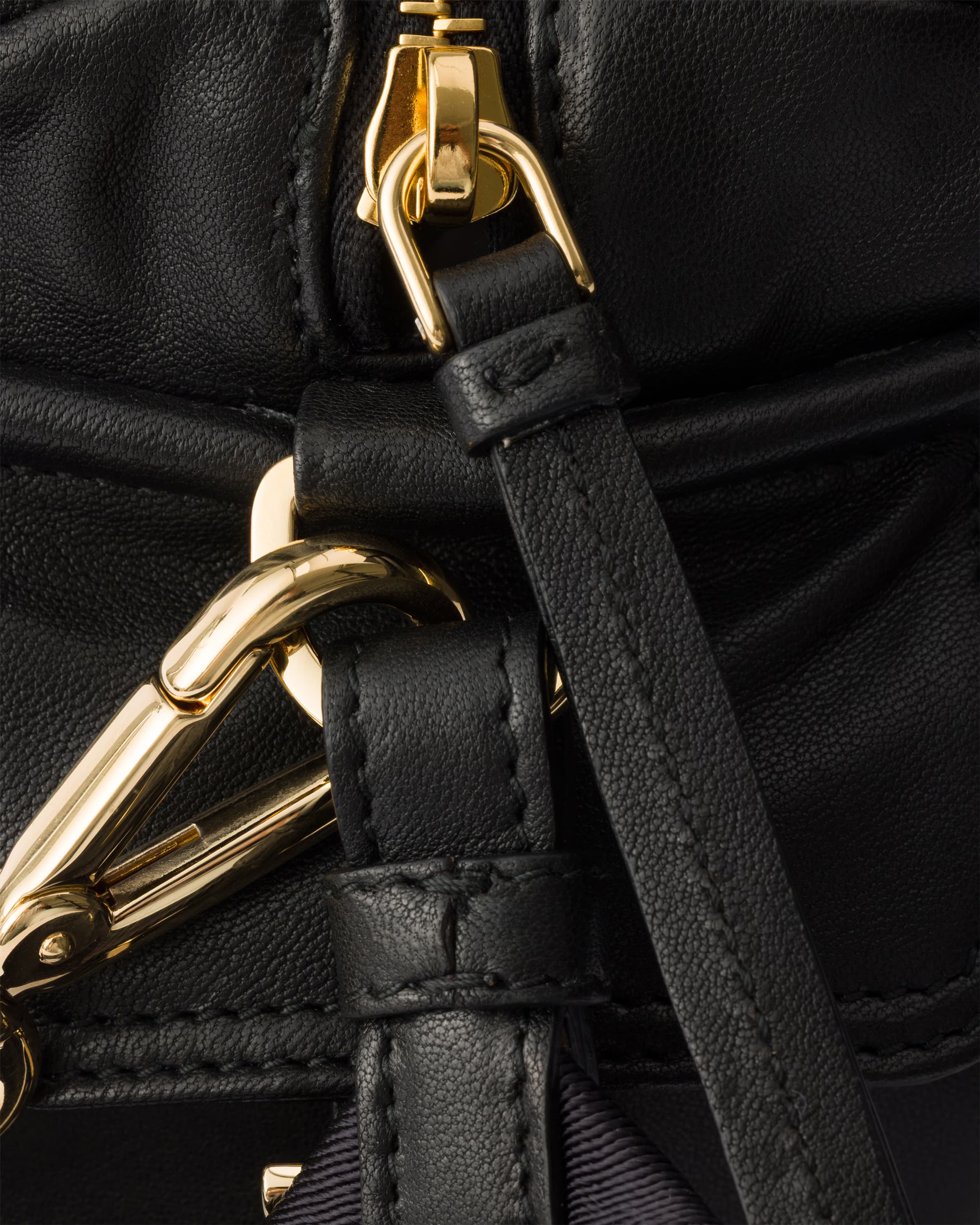 Prada Explore small nappa leather bag