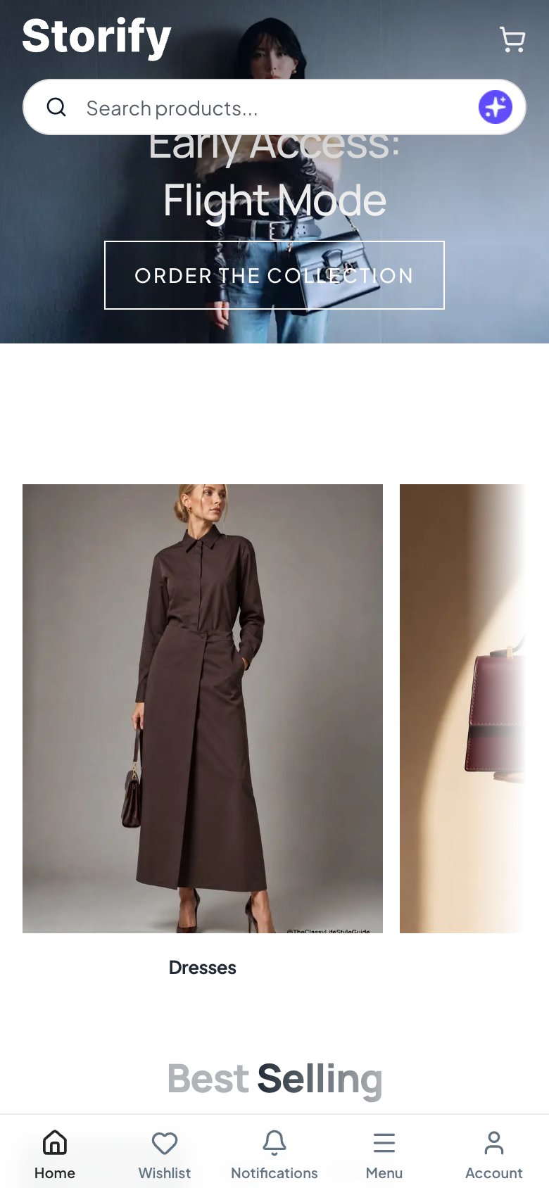 Fashion on mobile
